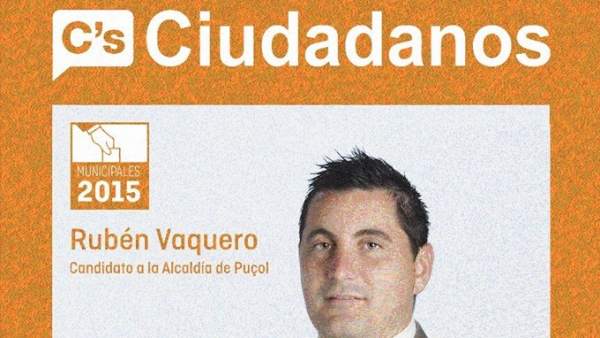 Cartel electoral Rubén Vaquero Cartel electoral Rubén Vaquero