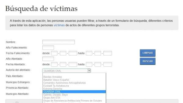 La Guardia Civil es un 'grupo terrorista' según la web de Presidencia del Gobierno vasco La Guardia Civil es un 'grupo terrorista' según la web de Presidencia del Gobierno vasco