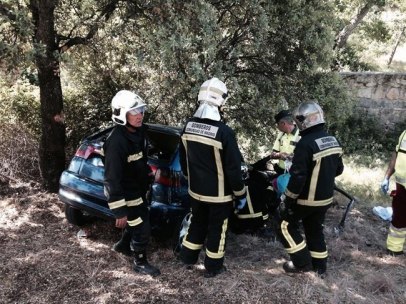 Accidente en la M-505
