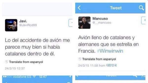 Mensajes catalanófobos Mensajes catalanófobos