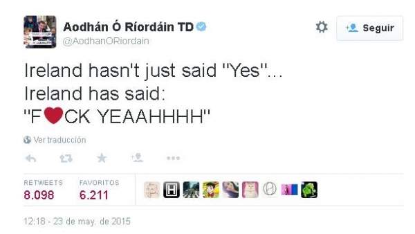 Irlanda dice 'sí' Irlanda dice 'sí'