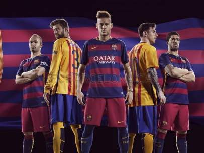 Uniformes del Barça para la temporada 2015-2016
