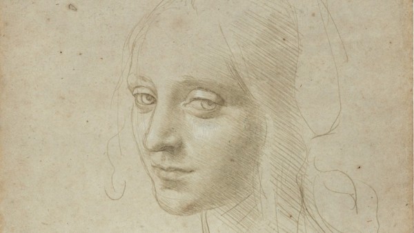 'Head of a Young Woman (Study for the Angel in the "Virgin of the Rocks")', about 1483–85 'Head of a Young Woman (Study for the Angel in the "Virgin of the Rocks")', about 1483–85