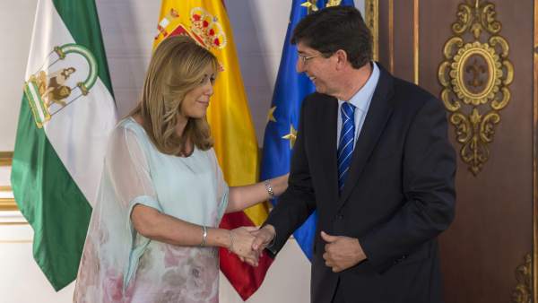 Susana Díaz y Juan Marín Susana Díaz y Juan Marín