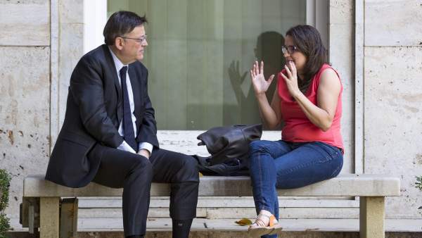 Ximo Puig y Mónica Oltra Ximo Puig y Mónica Oltra