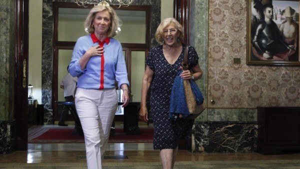 Manuela Carmena y Concepción Dancausa Manuela Carmena y Concepción Dancausa