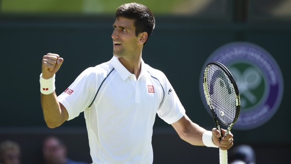 Novak Djokovic, debut en Wimbledon 2015 Novak Djokovic, debut en Wimbledon 2015