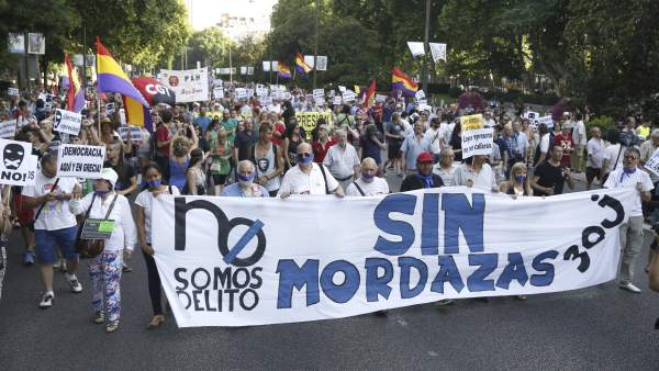 Manifestación contra la 'Ley Mordaza' Manifestación contra la 'Ley Mordaza'