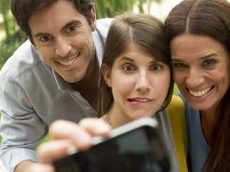 Un selfie con amigos