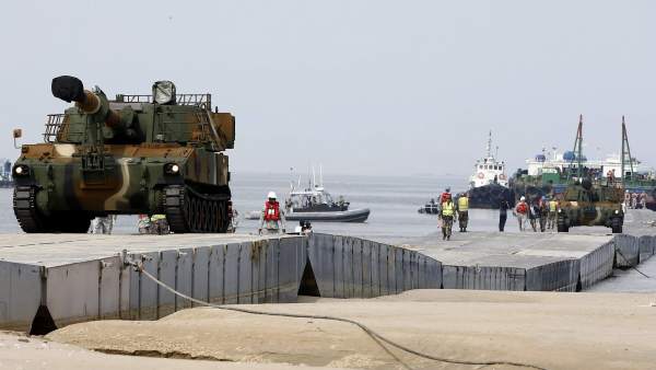 Maniobras militares en Corea del Sur Maniobras militares en Corea del Sur