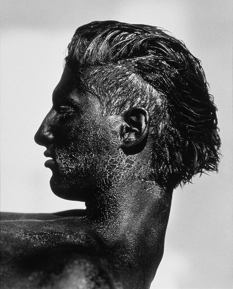 Tony With Black Face, Profile, Los Angeles Herb Ritts (American, 1952 ...