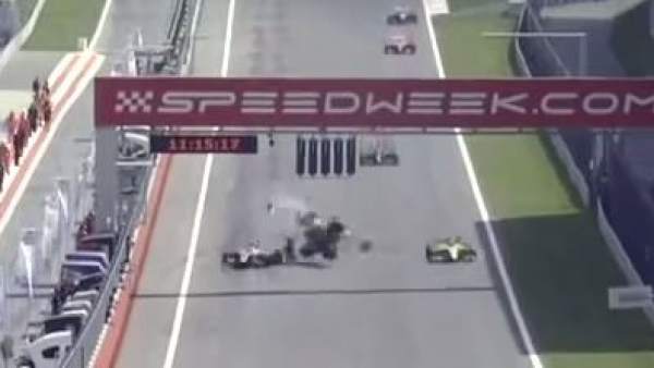 Accidente de Roberto Merhi Accidente de Roberto Merhi