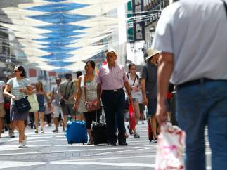 Turistas en Madrid