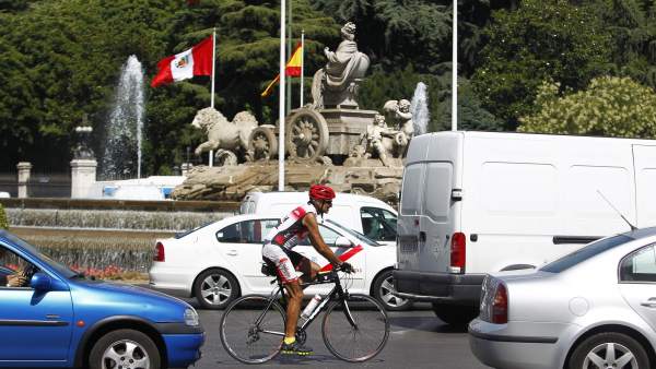 Ciclistas en Madrid Ciclistas en Madrid