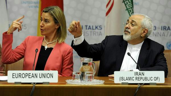 Federica Mogherini y Mohamad Javad Zarif Federica Mogherini y Mohamad Javad Zarif
