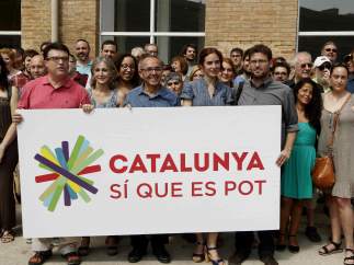 Presentación de 'Catalunya, Sí que es pot'