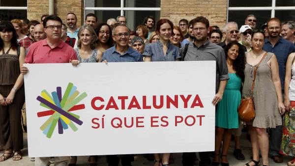 Presentación de 'Catalunya, Sí que es pot' Presentación de 'Catalunya, Sí que es pot'