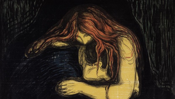Edvard Munch, Vampire, 1895/1902-1914 Edvard Munch, Vampire, 1895/1902-1914