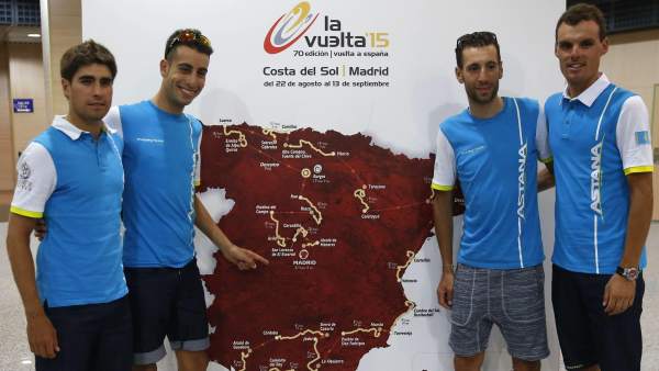 Ciclistas equipo Astana (Vuelta a España 2015) Ciclistas equipo Astana (Vuelta a España 2015)