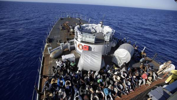 Inmigrantes rescatados Inmigrantes rescatados