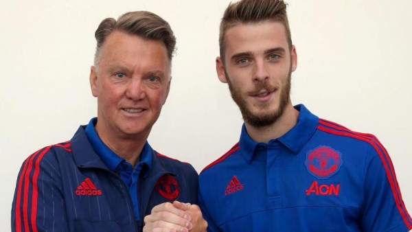 Van Gaal y De Gea Van Gaal y De Gea