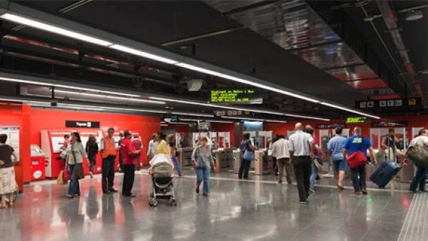Imagen del interior del Metro de Barcelona Imagen del interior del Metro de Barcelona