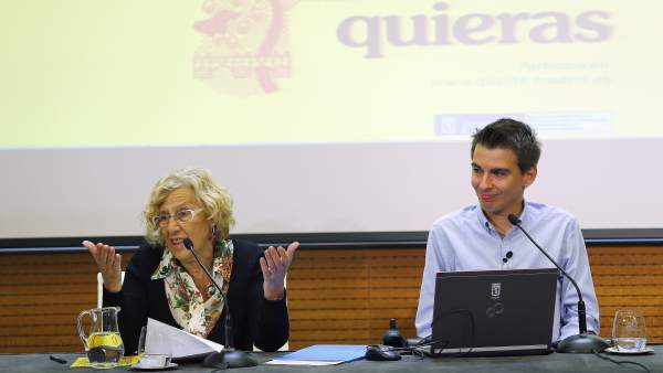 Carmena presenta la web de participación ciudadana Carmena presenta la web de participación ciudadana