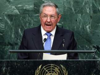 Raúl Castro, en la sede de Naciones Unidas en Nueva York
