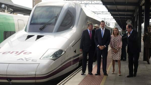 Inauguración del AVE a León. Inauguración del AVE a León.