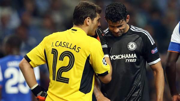 Casillas y Diego Costa Casillas y Diego Costa