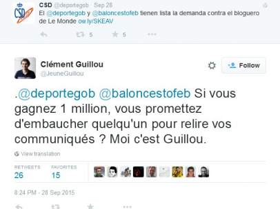 Tuit de Clément Guillou