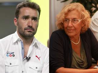 Juanma Castaño y Manuela Carmena