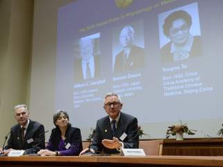 Rueda de prensa Premio Nobel Medicina 2015