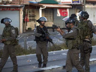 Ejército israelí, patrullando en Jerusalén