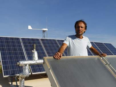 Rafa Montes, en su casa de Chinchón.