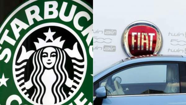 Starbucks y Fiat Starbucks y Fiat