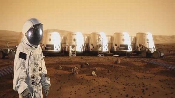 Un astronauta en Marte Un astronauta en Marte