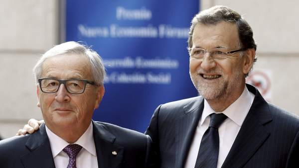 Juncker y Rajoy Juncker y Rajoy