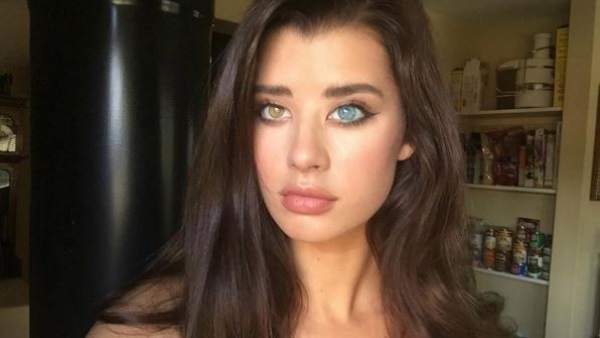 Sarah McDaniel, la modelo con un ojo de cada color que ... - 600 x 338 jpeg 17kB