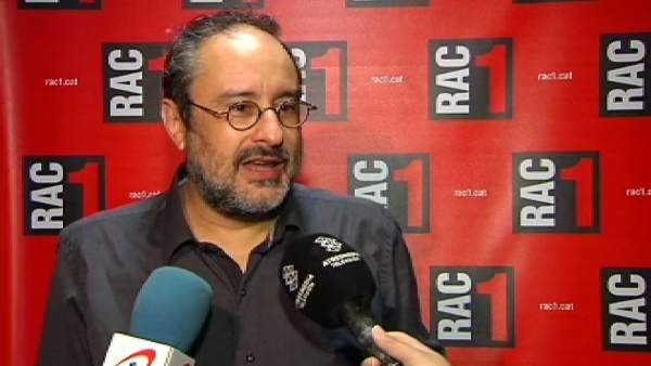Antonio Baños en los estudios de RAC 1. Antonio Baños en los estudios de RAC 1.