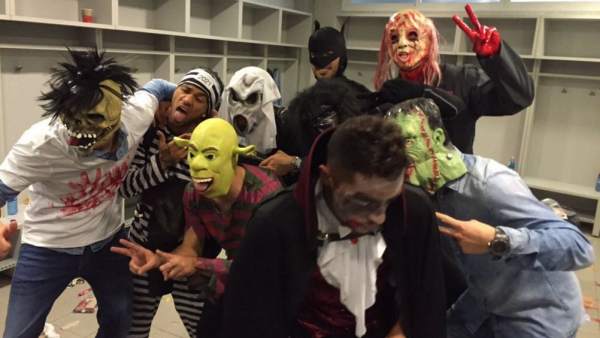 Disfrazados en Halloween Disfrazados en Halloween
