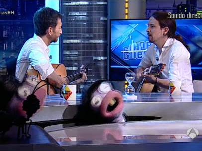 Pablo Iglesias canta en El Hormiguero