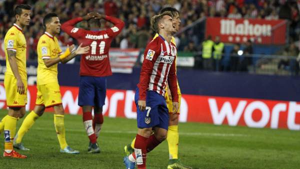 Griezmann, desesperado Griezmann, desesperado