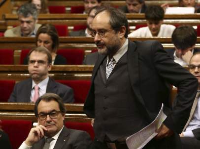 Antonio Baños y Artur Mas