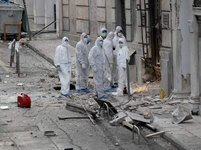 Bomba en Atenas