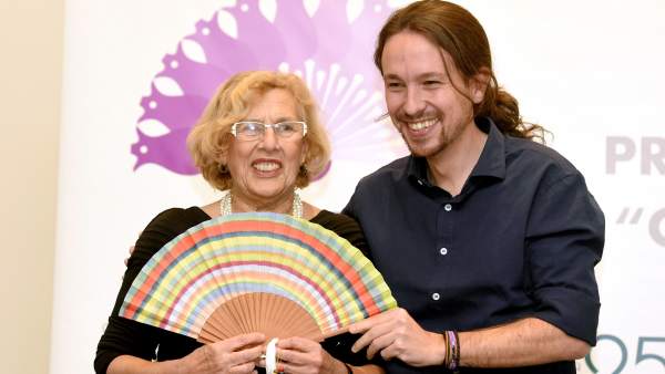 Pablo Iglesias y Manuela Carmena Pablo Iglesias y Manuela Carmena