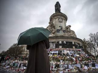 HOMENAJE A LAS VÍCTIMAS DE LOS ATENTADOS DE PARÍS