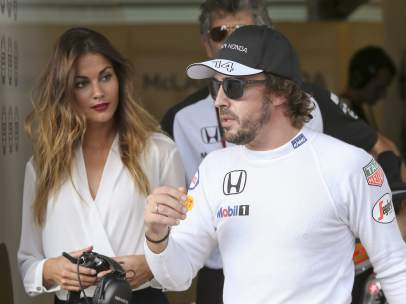 Lara Álvarez y Fernando Alonso
