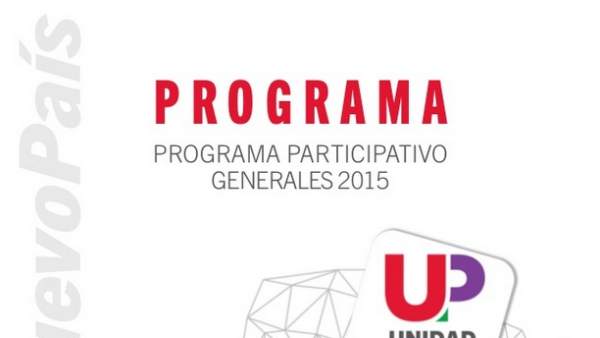 Programa electoral de Unidad Popular Programa electoral de Unidad Popular