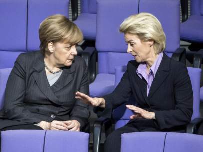 Ángela Merkel y Úrsula von der Leyen